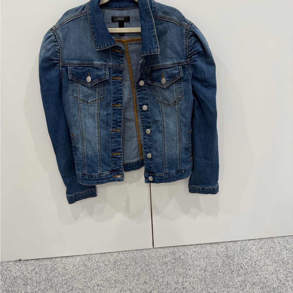 Aqua Blue Jean Jacket